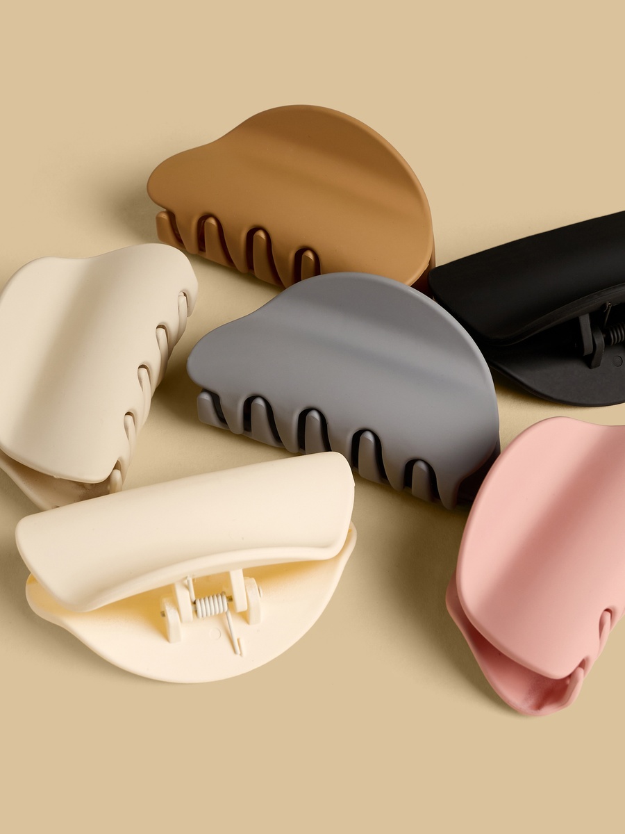 Pack of 6 - Plain Hair Clamp