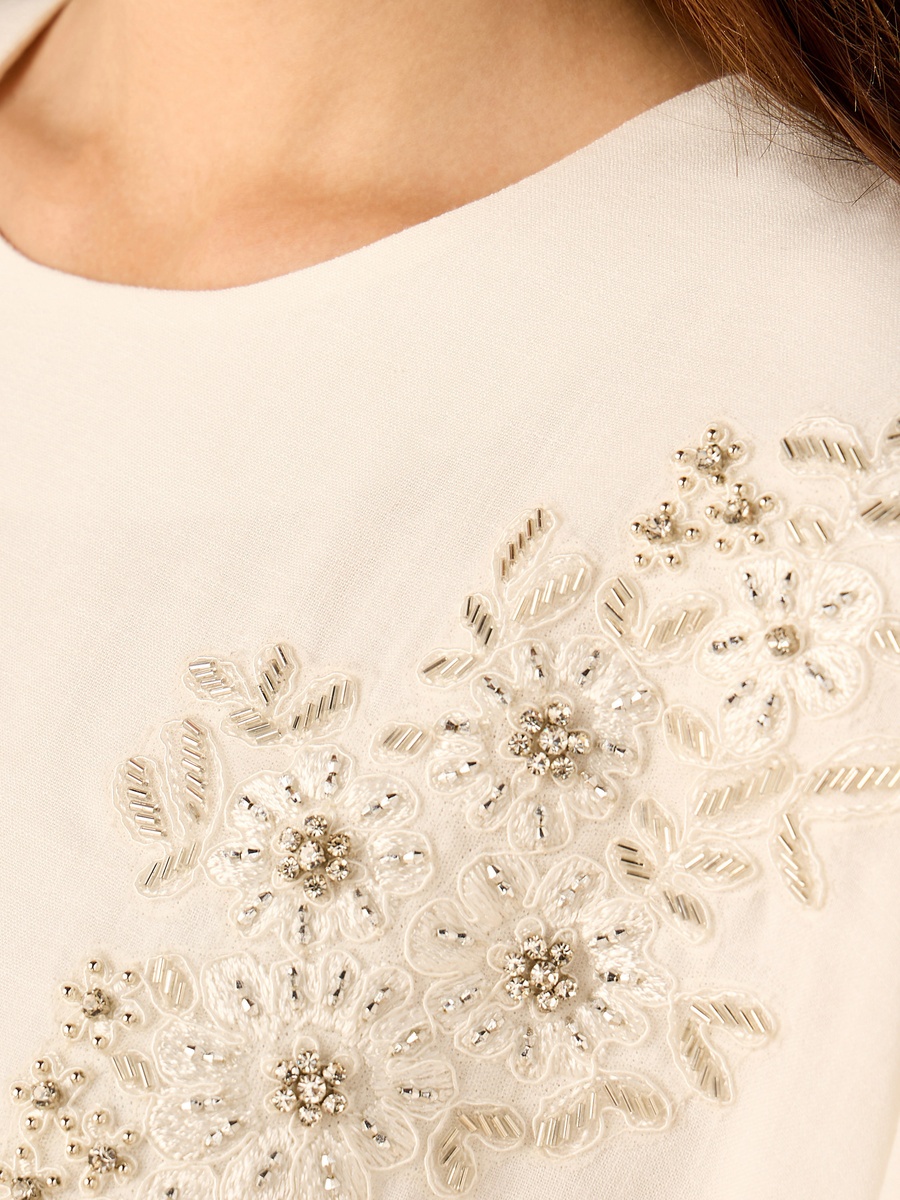 Embellished Kaftan Dress