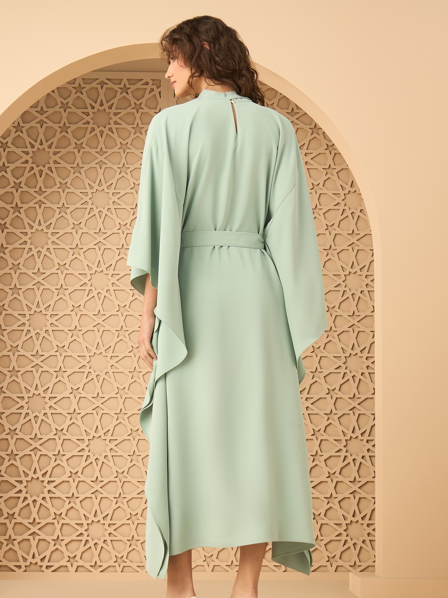 Kaftan Dress With Belt