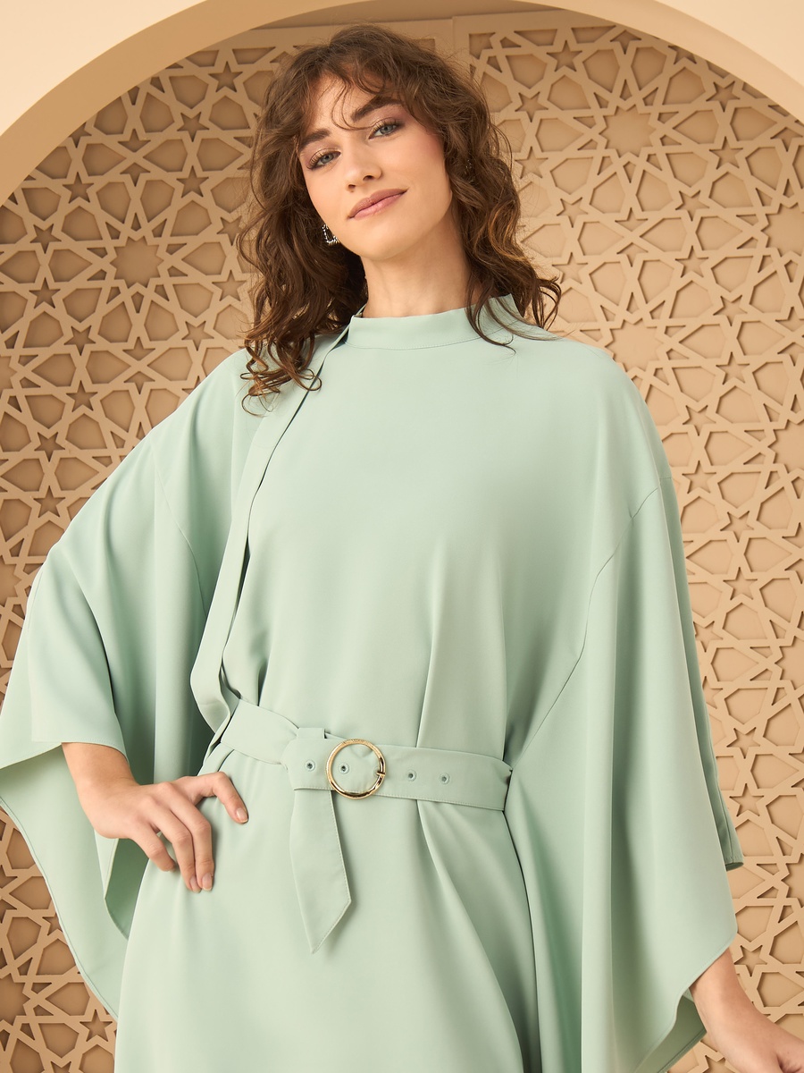 Kaftan Dress With Belt