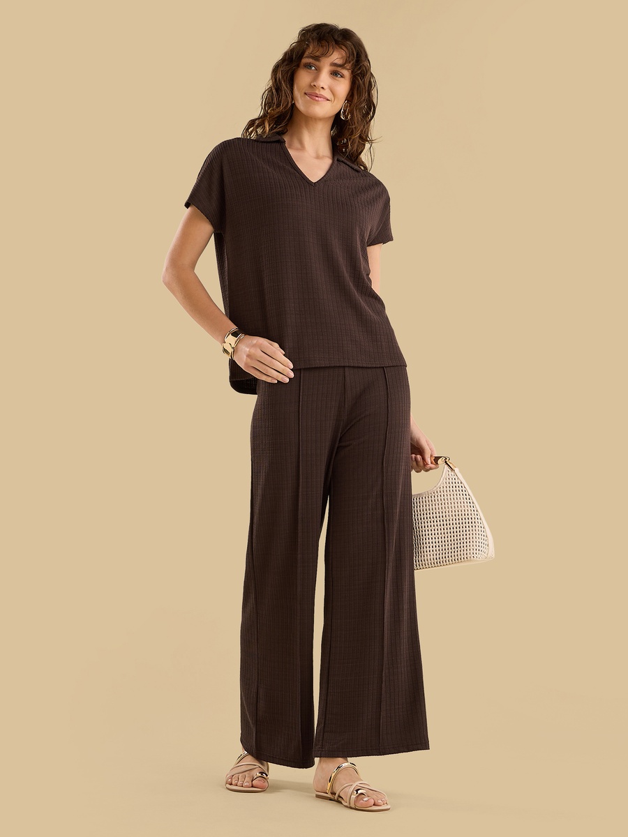 Textured Polo T-Shirt
