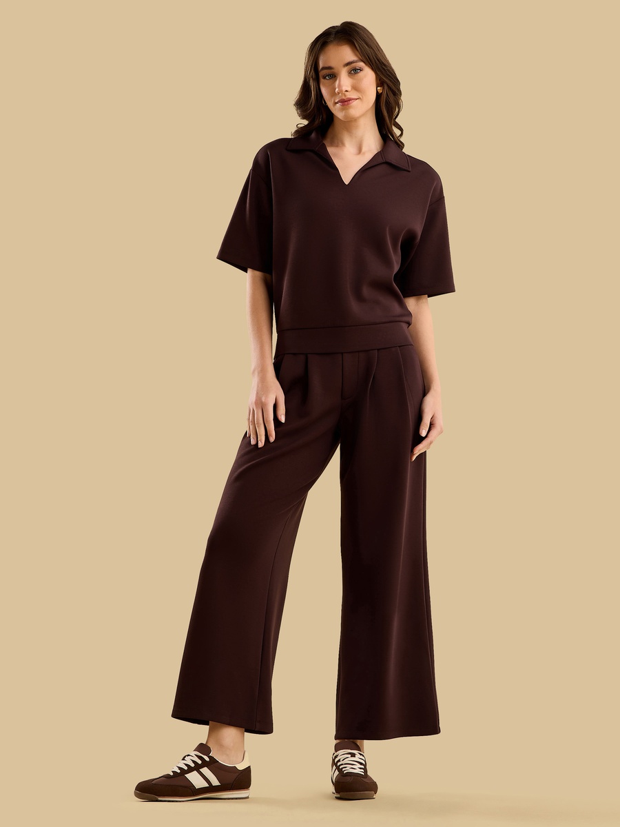 Modal Polo Neck Top