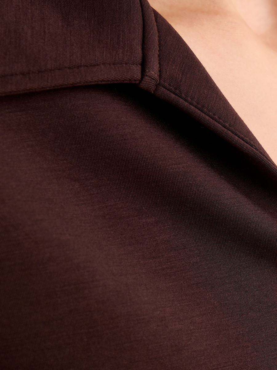 Modal Polo Neck Top