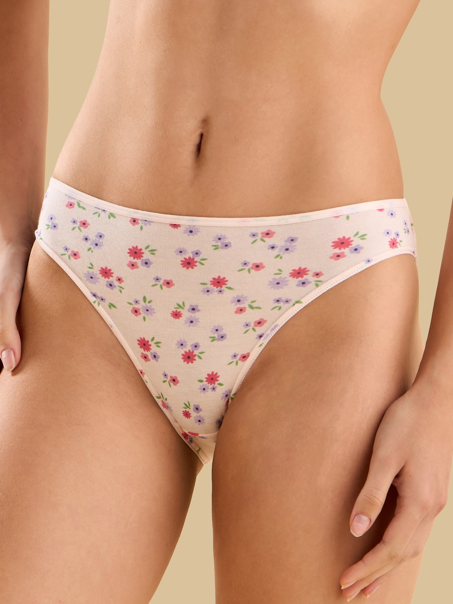 Pack of 5 - Assorted High-Leg Briefs