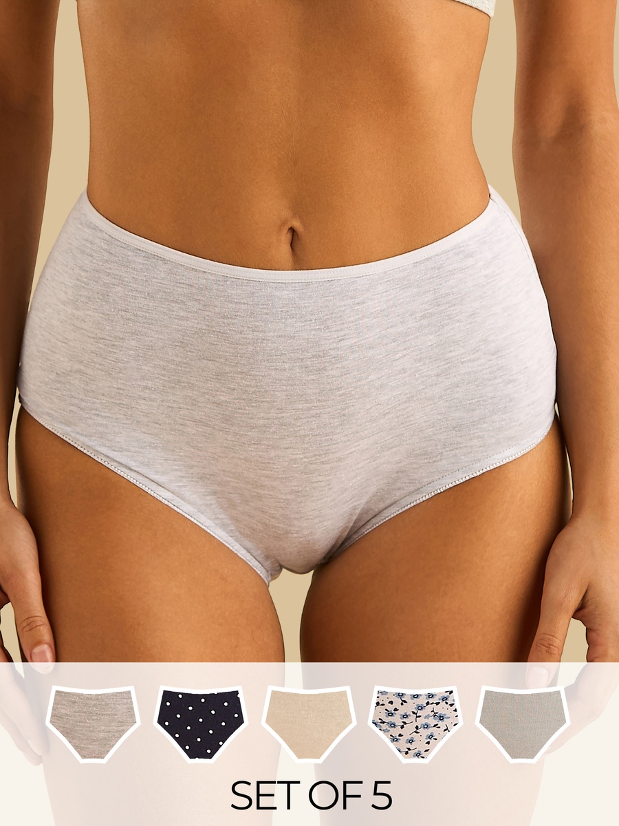 Pack of 5 - Assorted Full Briefs