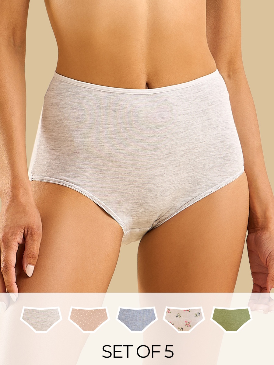 Pack of 5 - Assorted Full Briefs