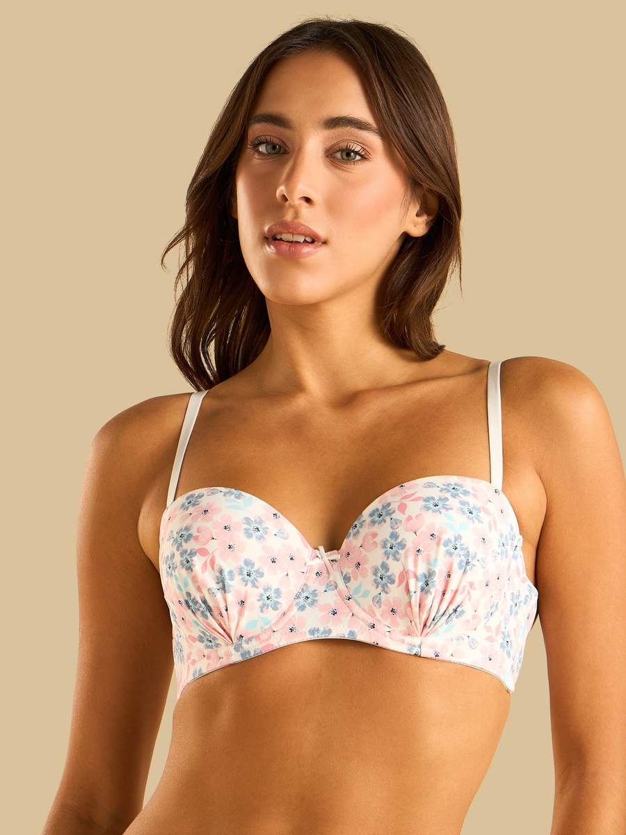 Pack of 2 - Assorted Push-Up Wired Balconette Bra