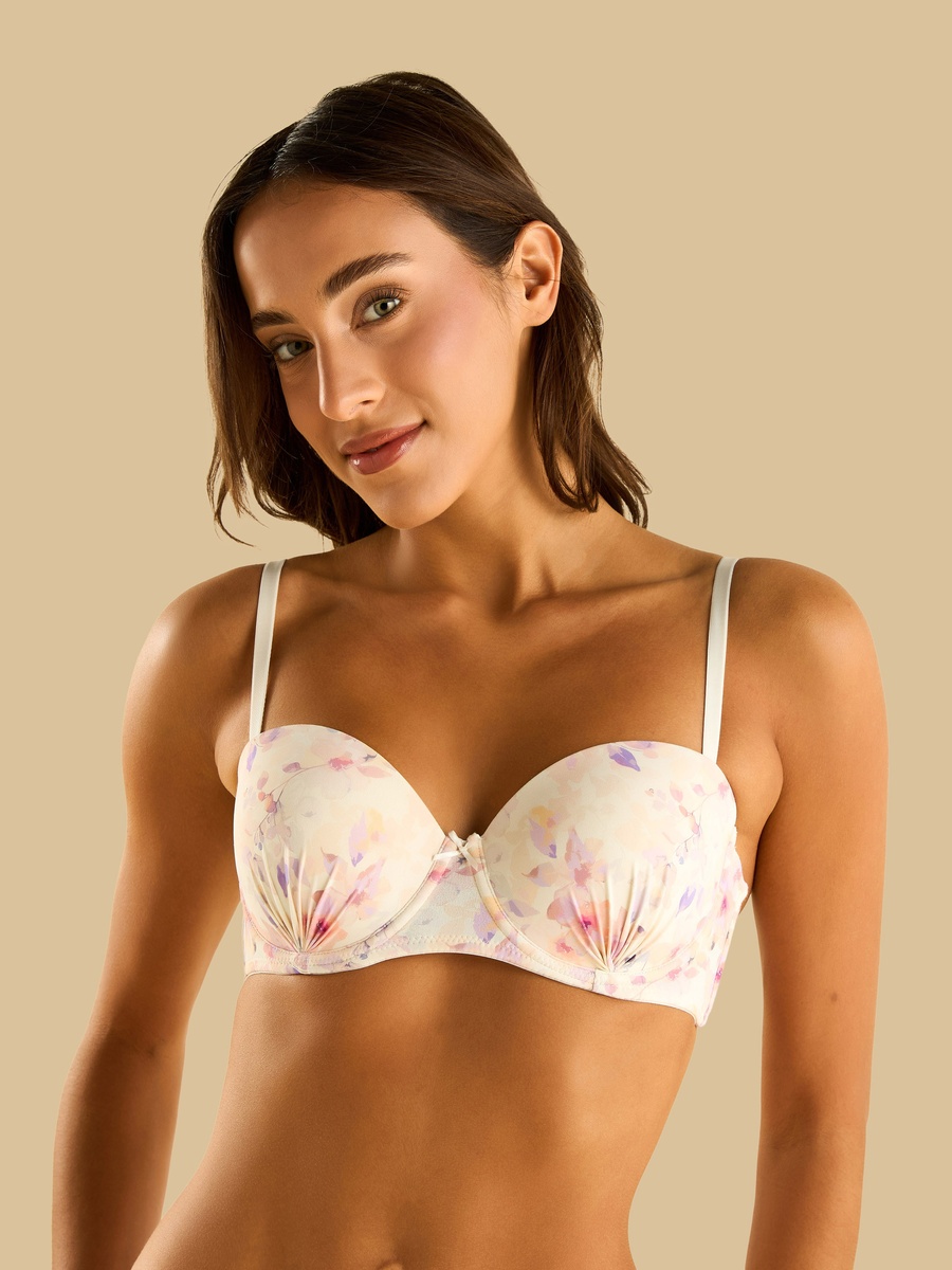 Pack of 2 - Assorted Padded Wired Balconette Bra