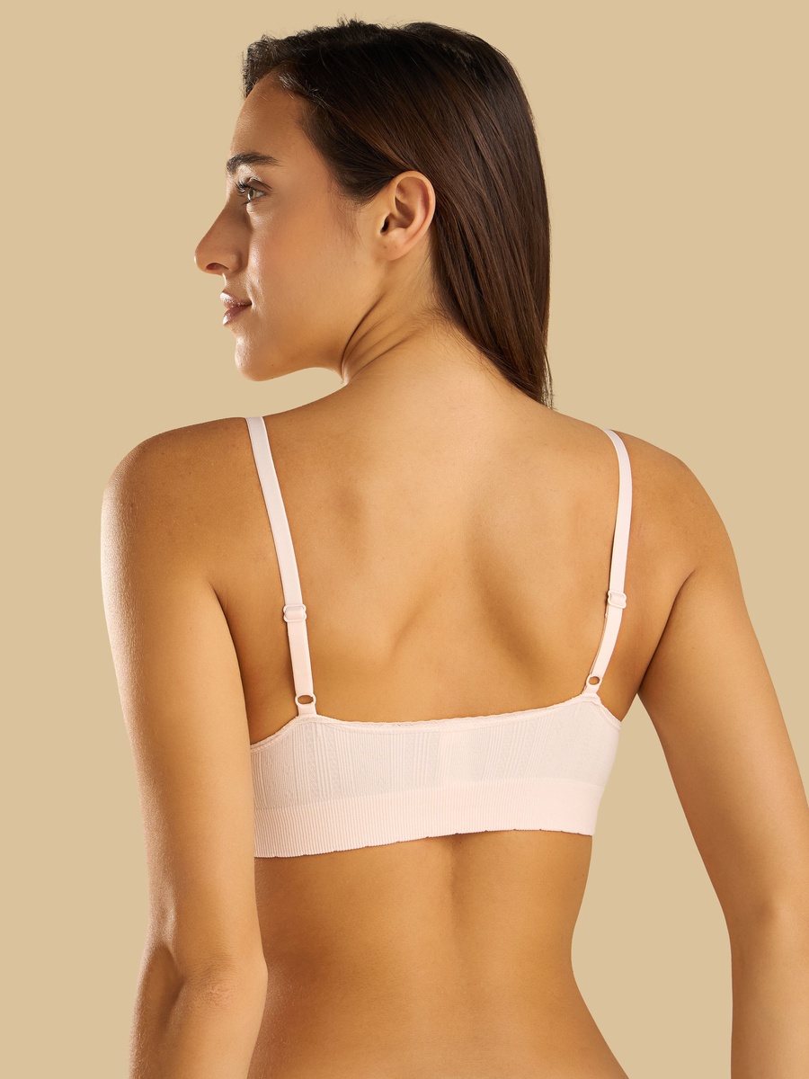 Ribbed Seamless Comfort Bra
