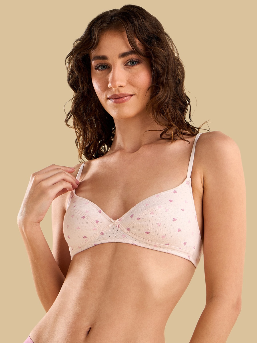 Pack of 2 - Pointelle Non-Padded Non-Wired Bra