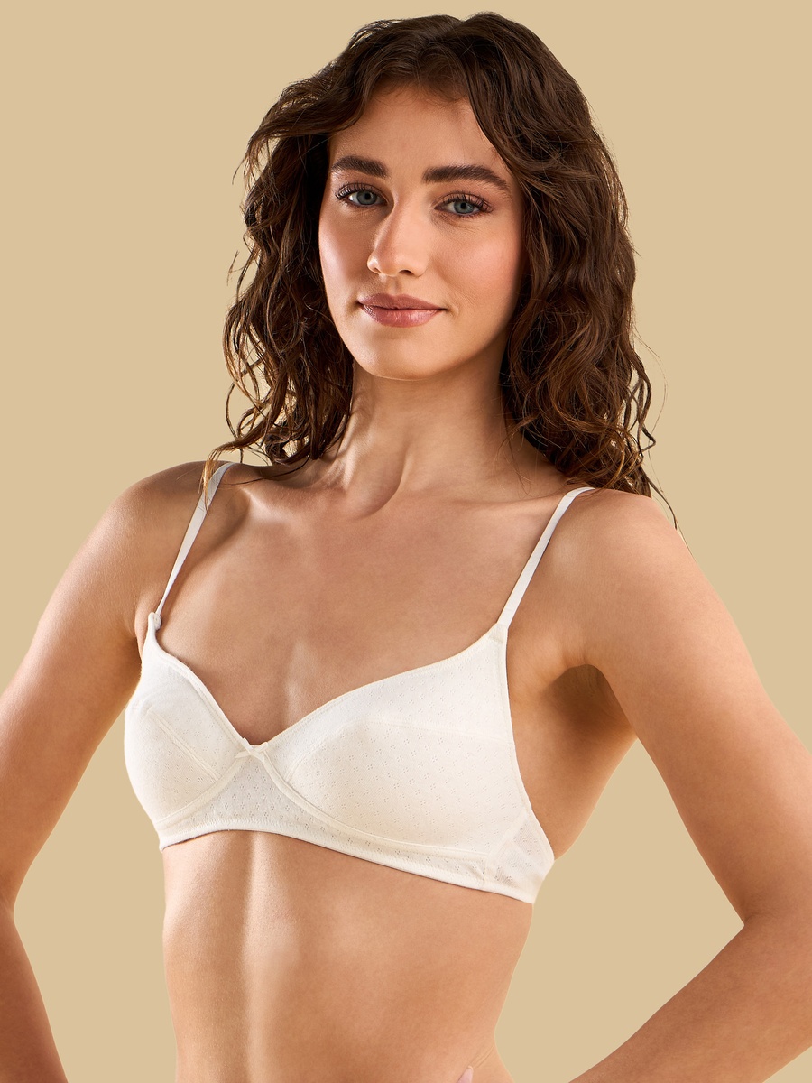 Pack of 2 - Pointelle Non-Padded Non-Wired Bra