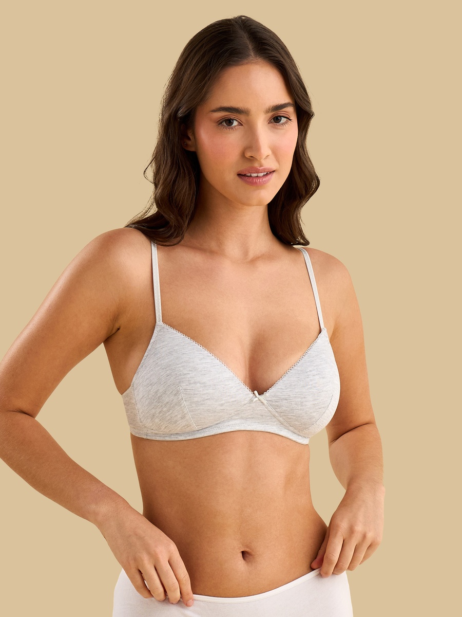 Pack of 2 - Assorted Non-Wired Padded A-Frame Bra