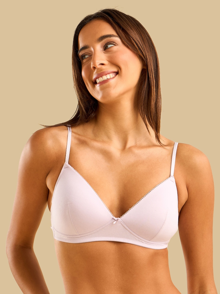 Pack of 2 - Assorted Padded Non-Wired A-frame Bra