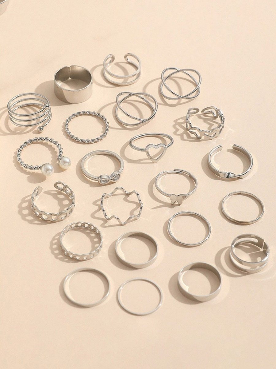 Pack of 22 - Assorted Stackable Rings