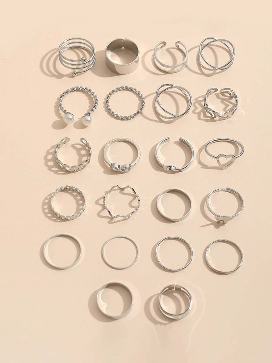 Pack of 22 - Assorted Stackable Rings