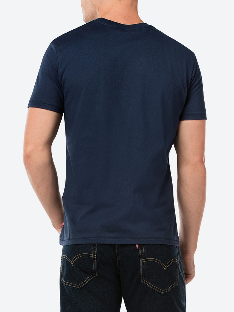 Men Logo Print Crew Neck T-Shirt