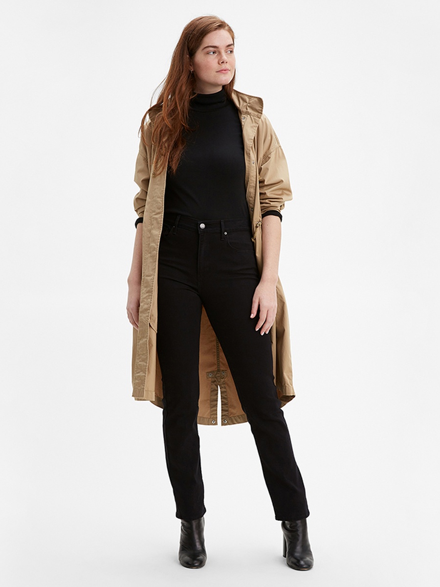 Women High Rise Straight Fit Jeans