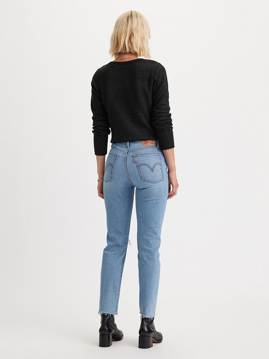 Women Distress Button-Fly Slim Fit Jeans