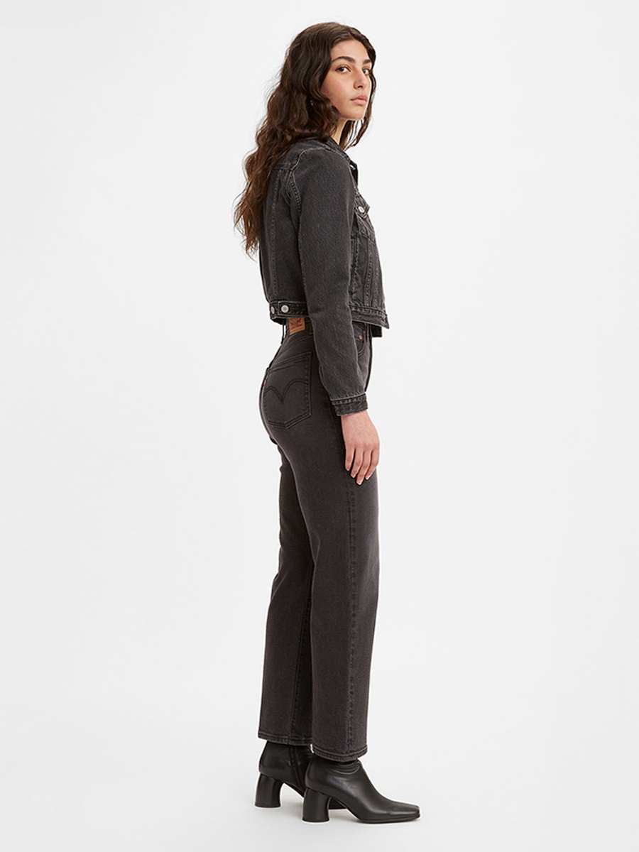 Women High Rise Straight Leg Jeans