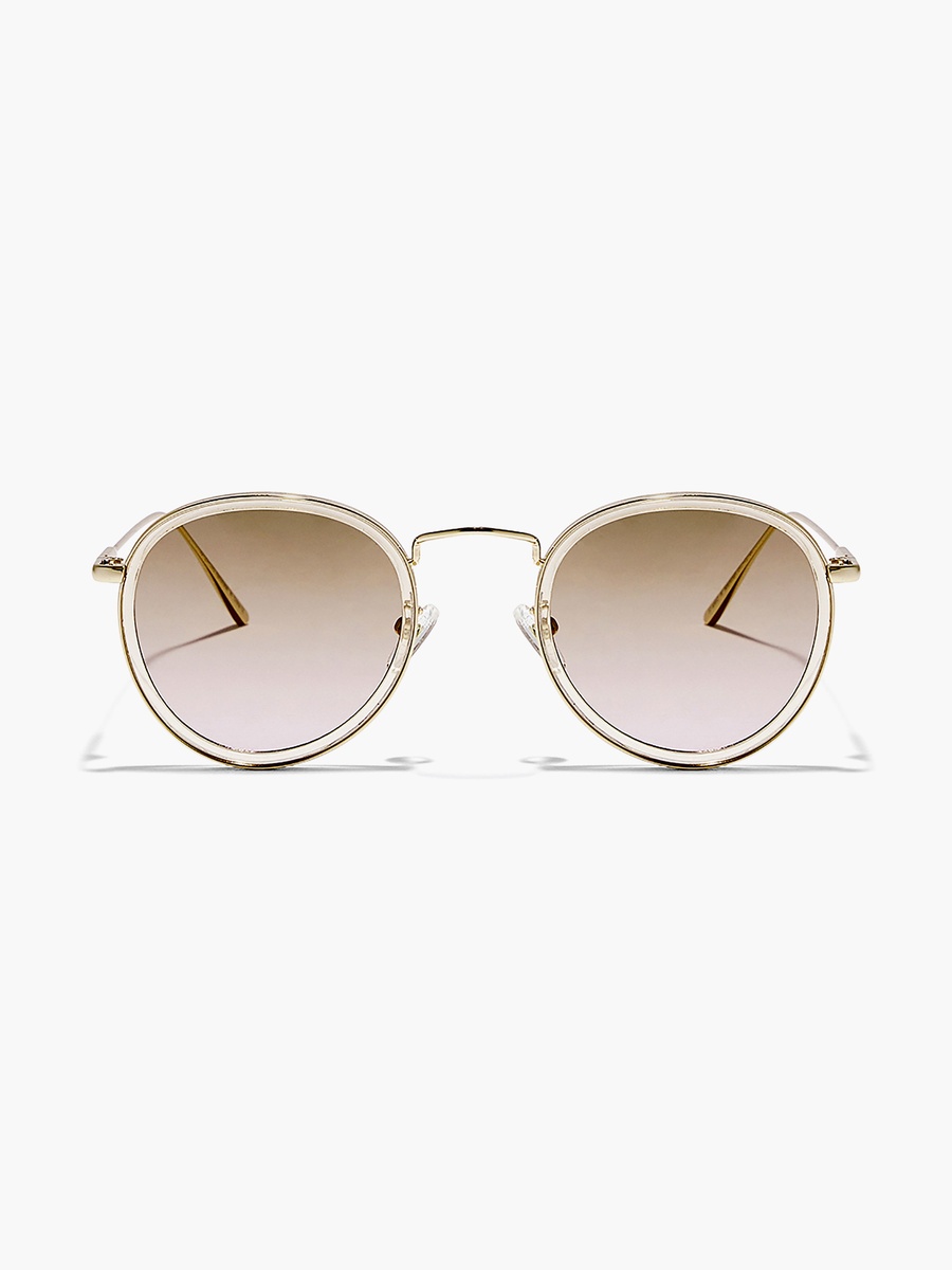 Women Brown Lens 50 mm Round Sunglasses - 30S-000112-0916