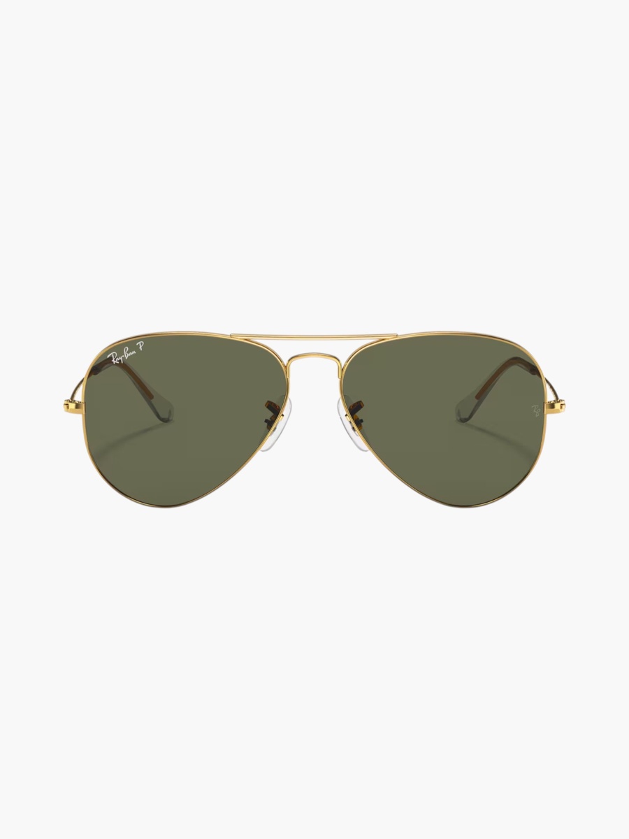 Aviator Green Lens Sunglasses