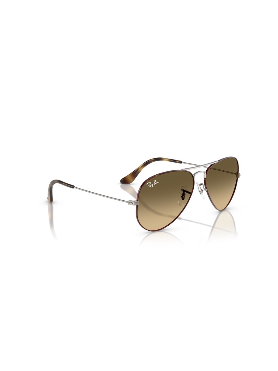 Unisex Aviator Brown Lens Sunglasses