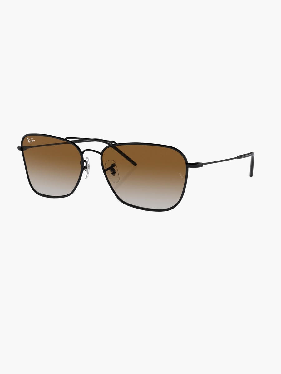 Unisex Wayfarer Brown Lens Sunglasses