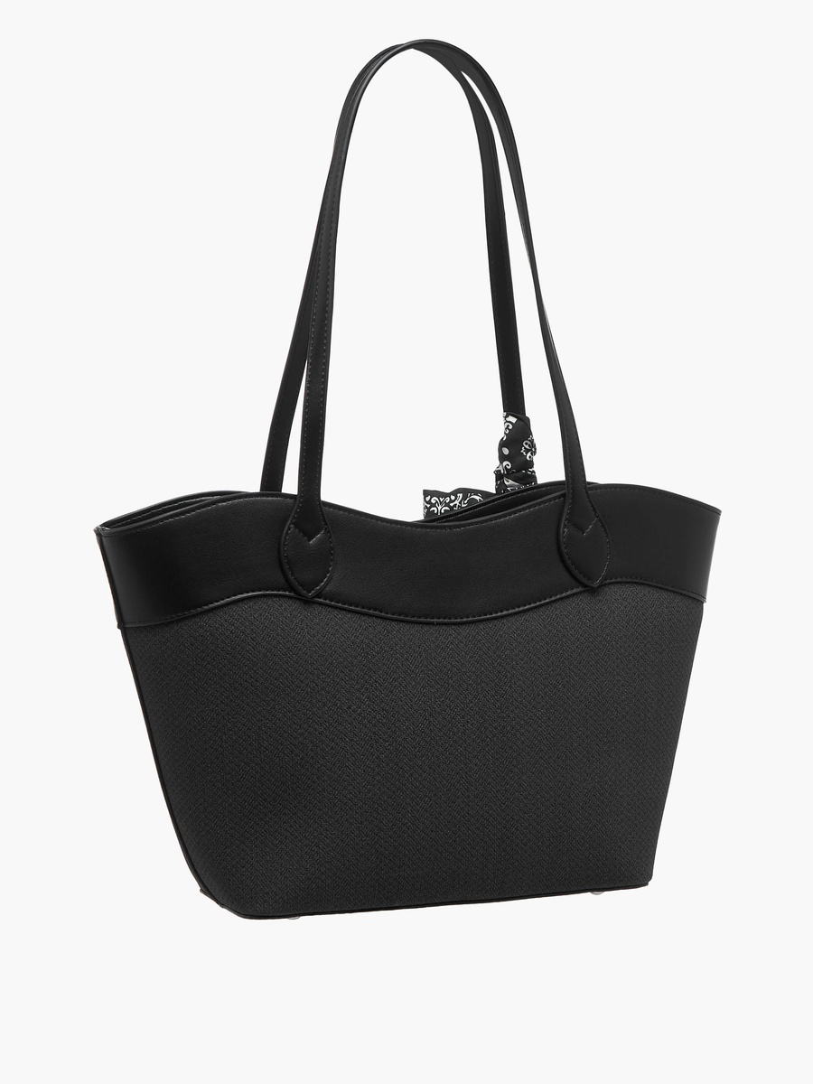 Panelled Tote Bag with Wallet