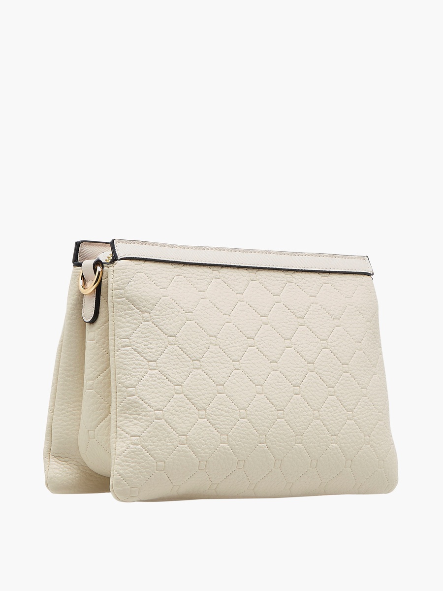 Embossed Crossbody Bag with Pouch