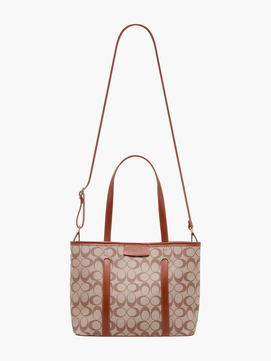 Printed Tote Bag with Pouch
