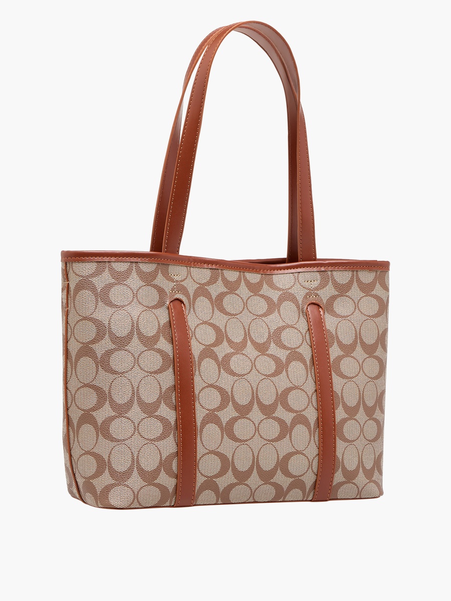 Printed Tote Bag with Pouch