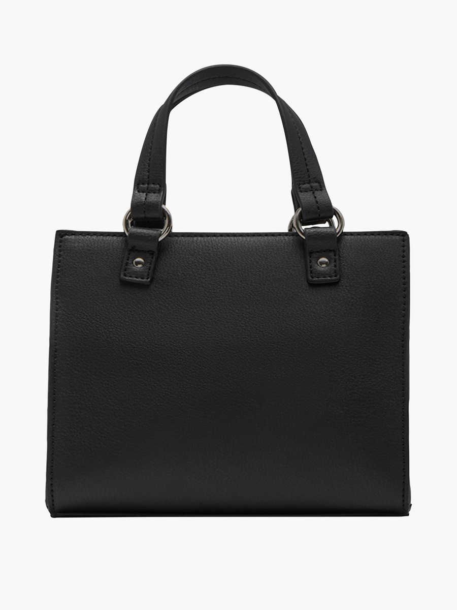 Charm Detail Tote Bag with Pouch