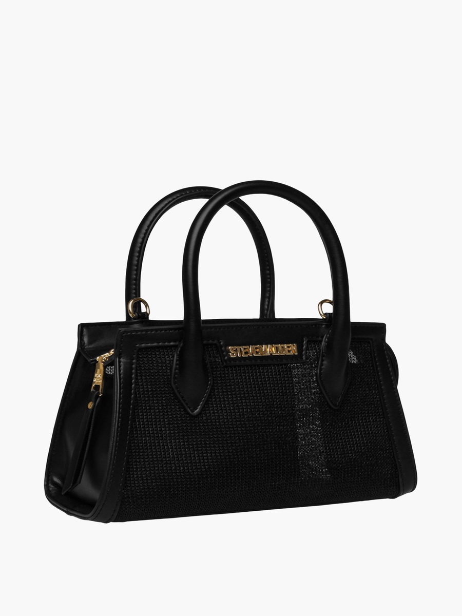 Textured Tote Bag with Handles