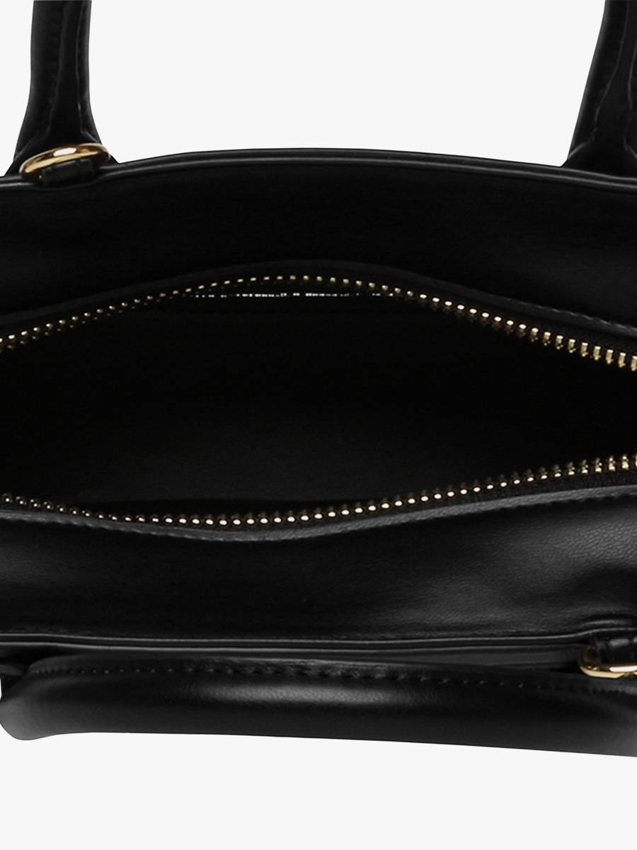 Textured Tote Bag with Handles