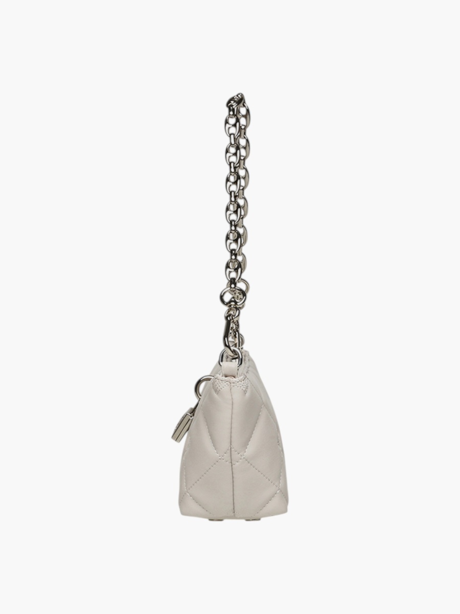 Quilted Shoulder Bag with Chain Strap