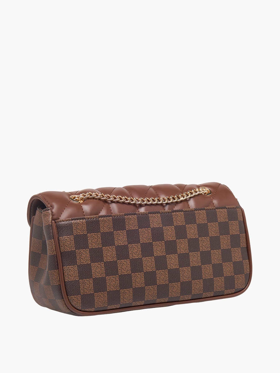 Tia Quilted Crossbody Bag with Chain Strap