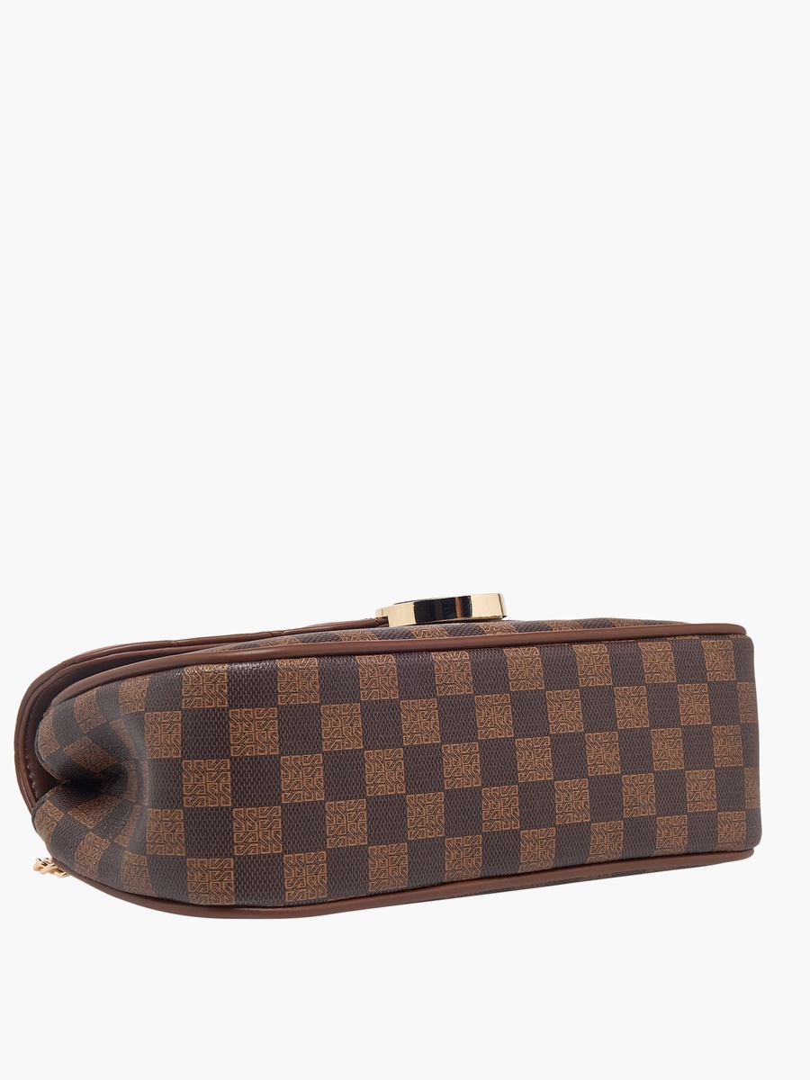 Tia Quilted Crossbody Bag with Chain Strap