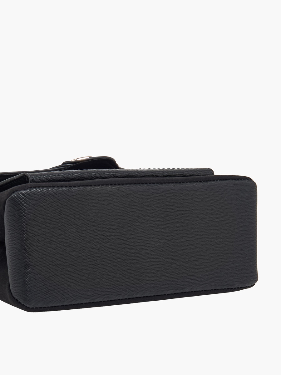 Tia Panelled Crossbody Bag with Chain Strap