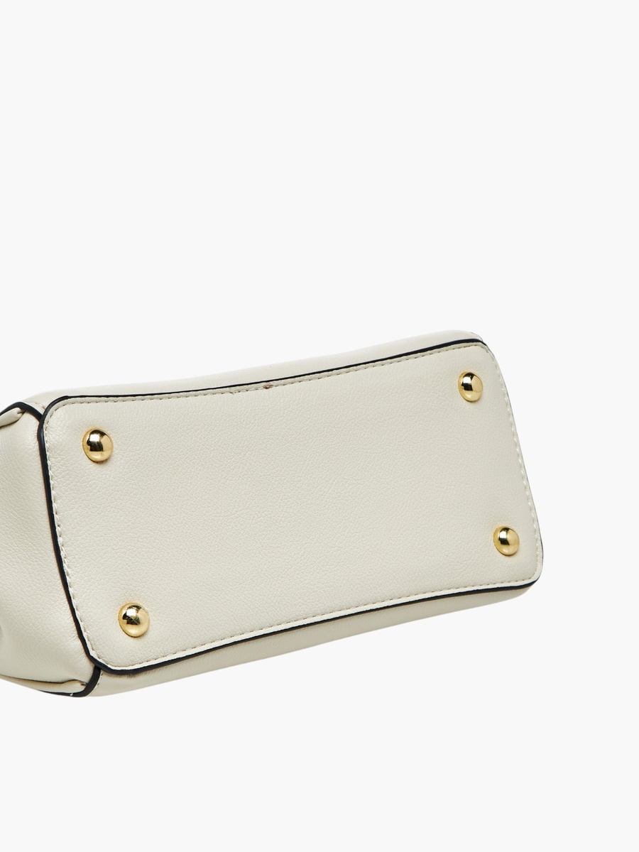 Textured Tote Bag with Detachable Chain Strap