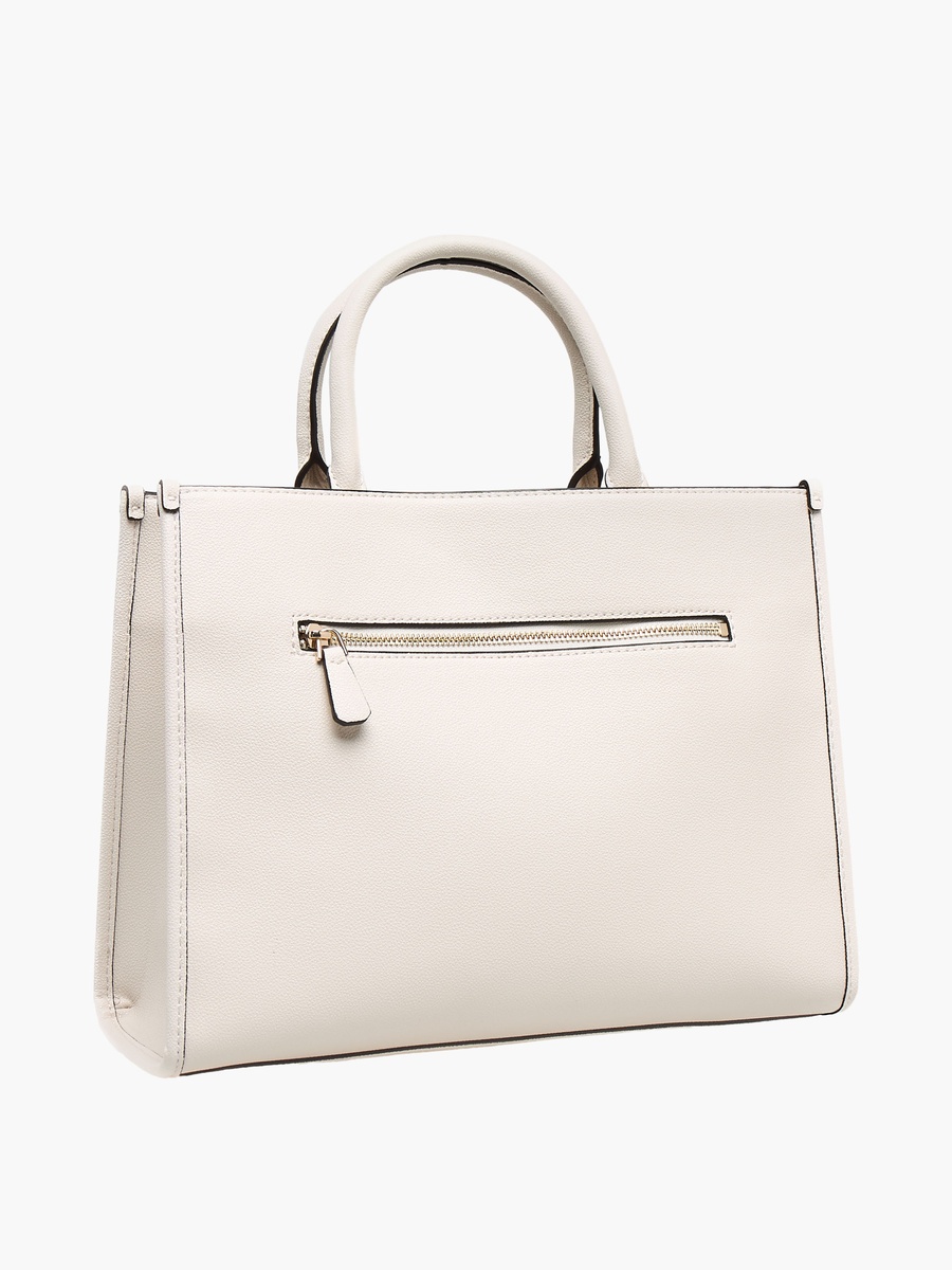 Nastra Textured Tote Bag with Double Handle