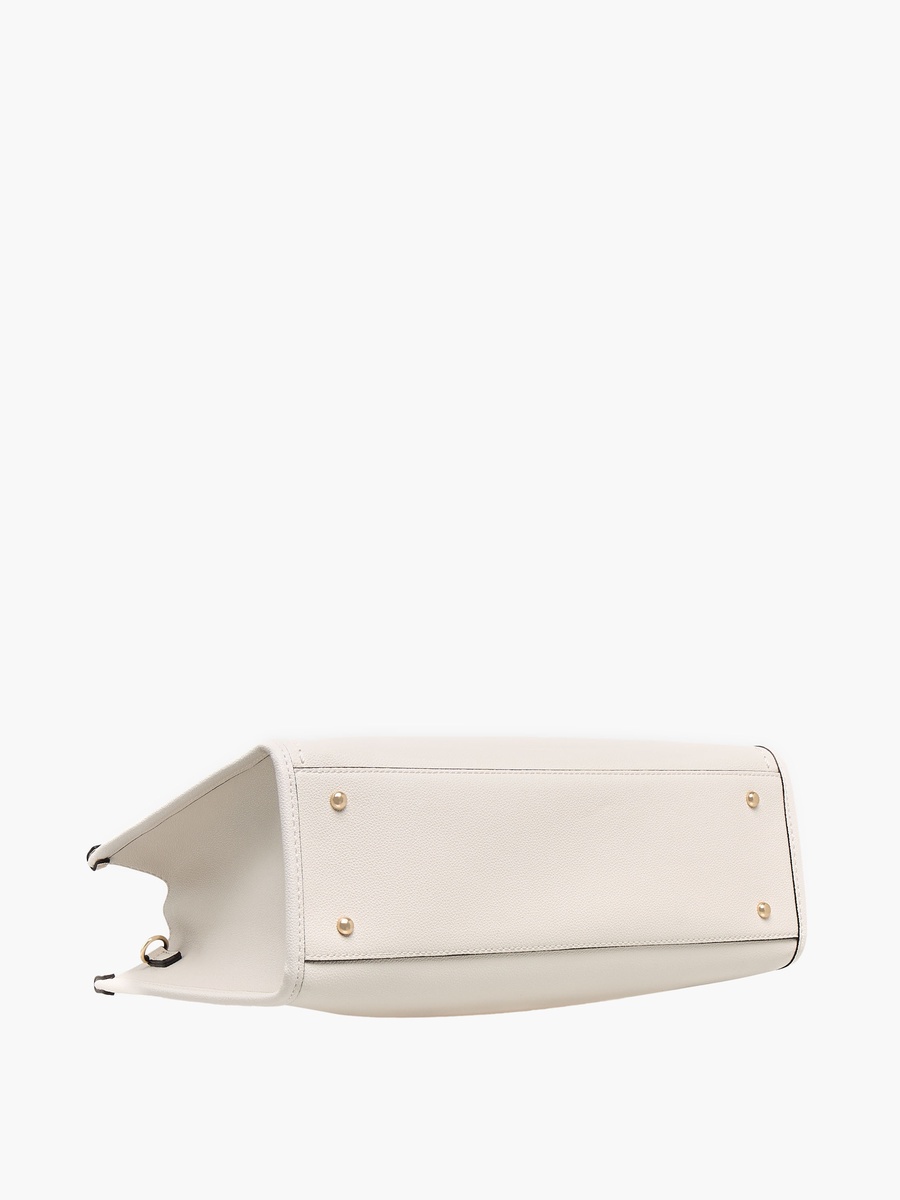 Nastra Textured Tote Bag with Double Handle