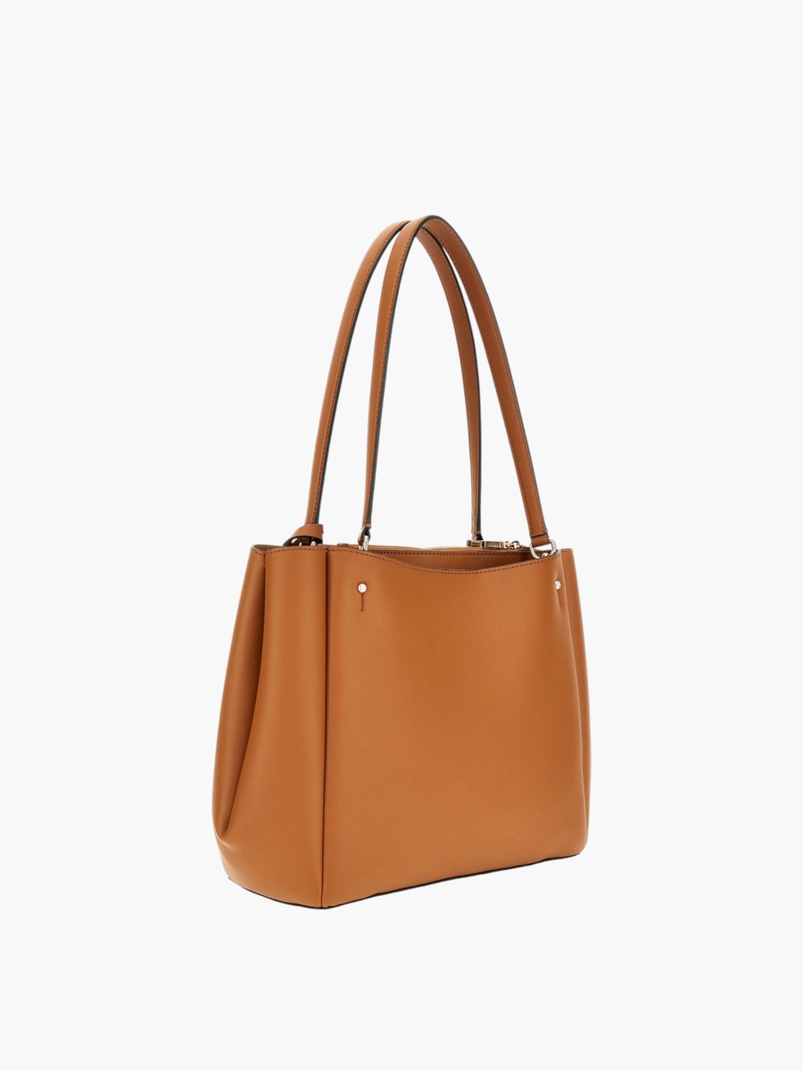 TALENT Structured Tote Bag with Charm