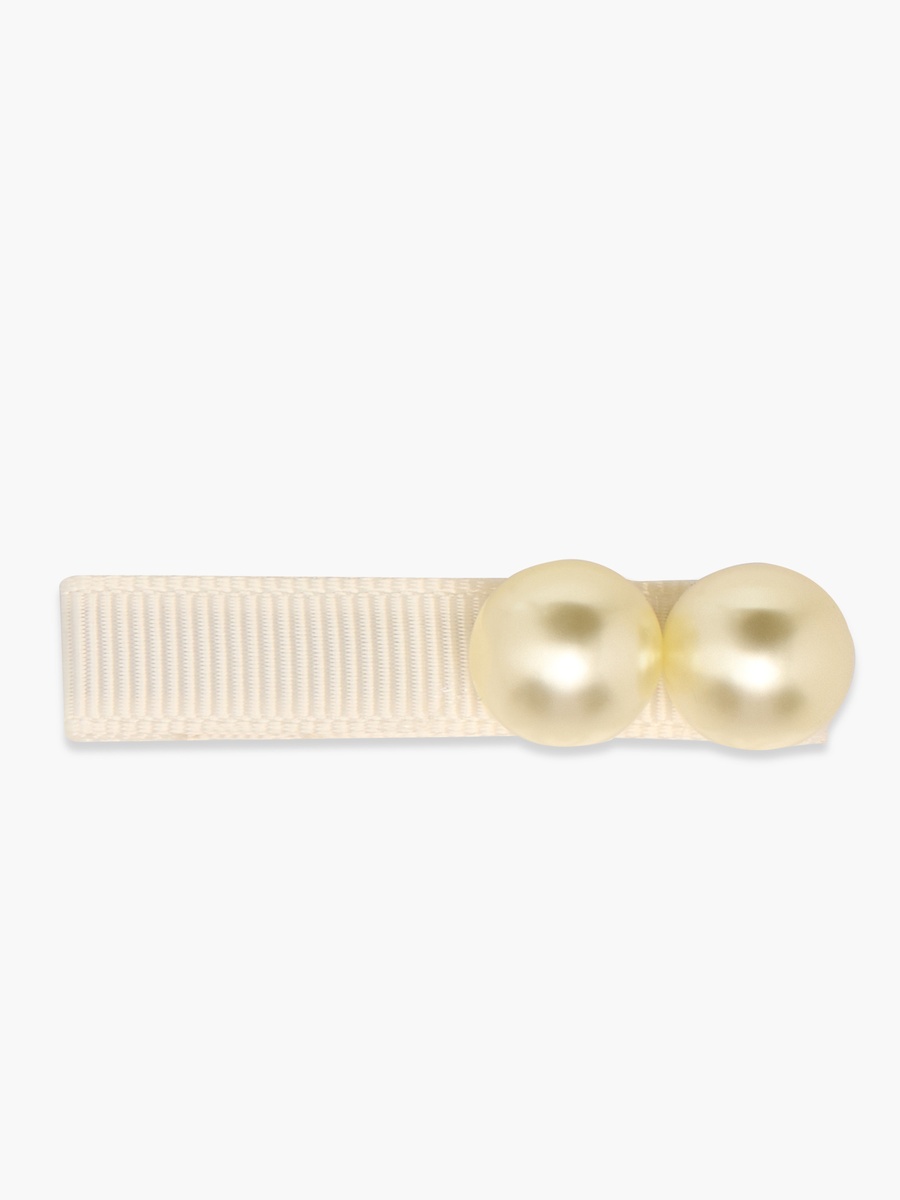 Hair Clip with Pearl Embellishment
