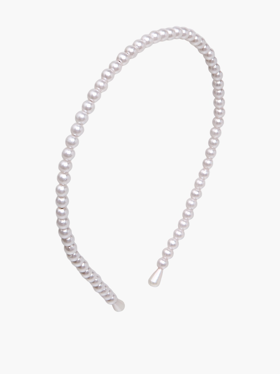 Pack of 3 Metallic Pearl Hairband
