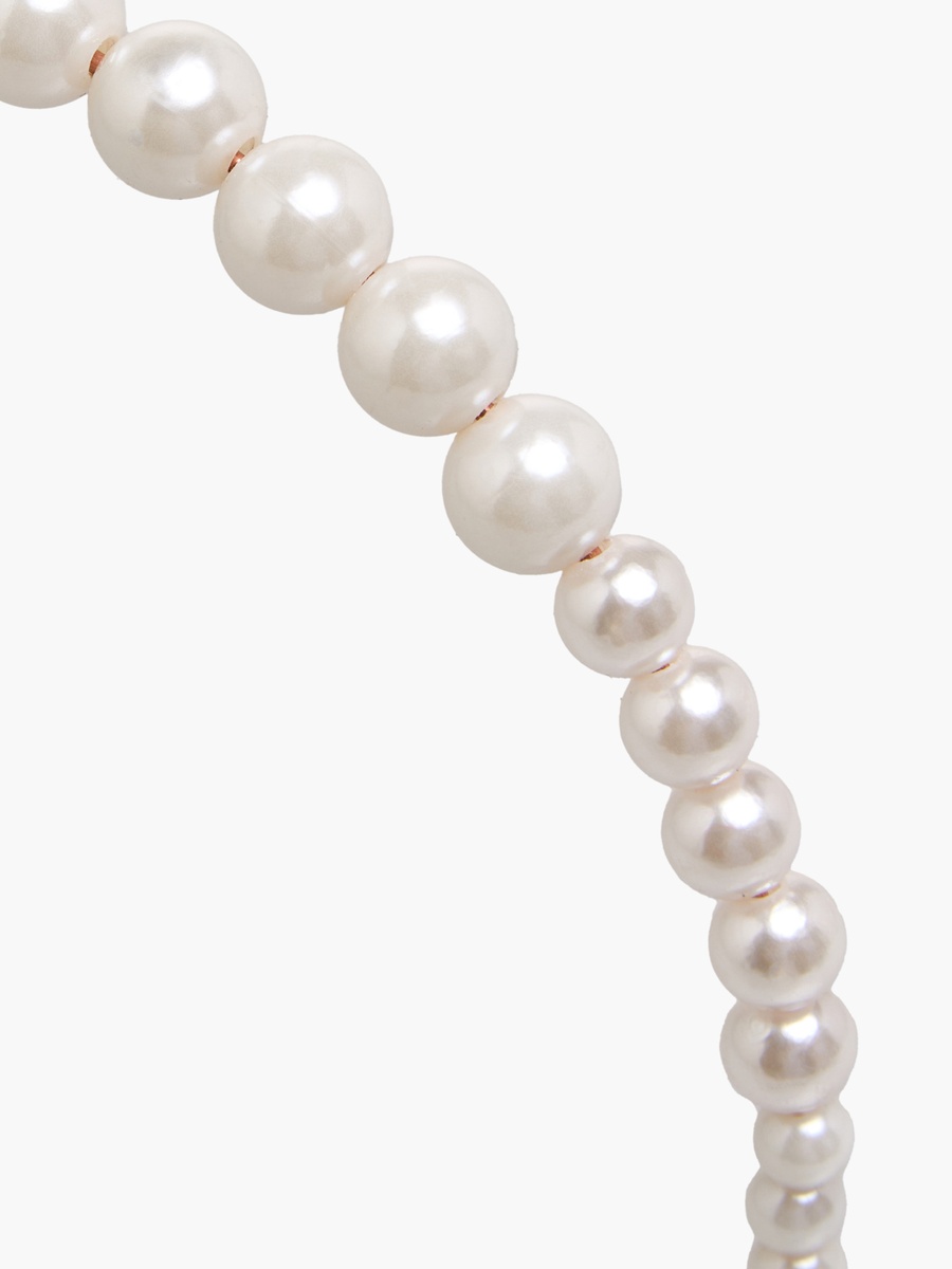 Pack of 3 Metallic Pearl Hairband