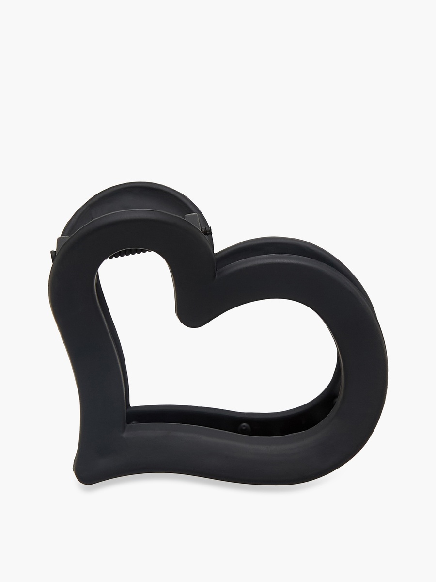 Heart Hair Clamp with Matte Finish