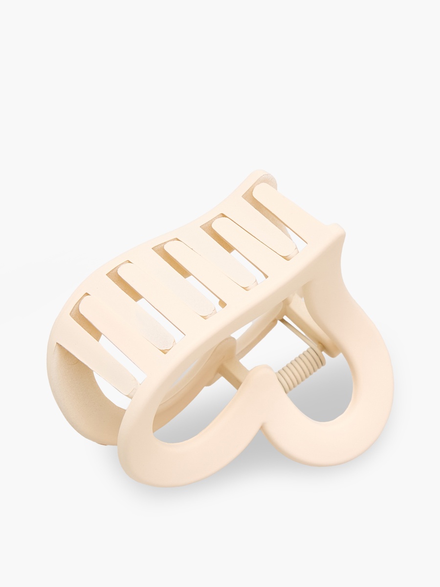 Heart Hair Clamp with Matte Finish