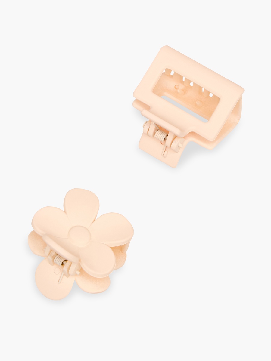 Pack of 2 Assorted Hair Clamp with Matte Finish
