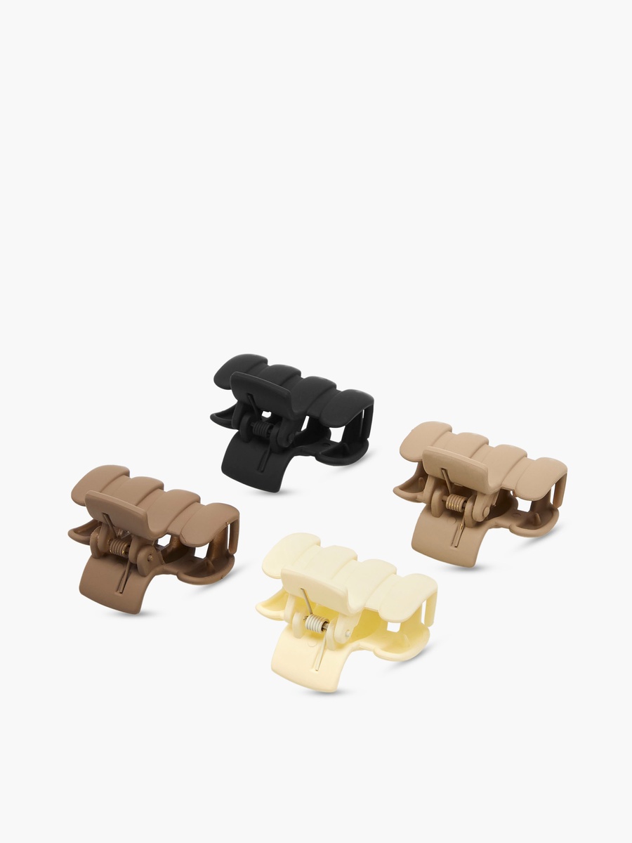 Pack of 4 Textured Hair Clamp