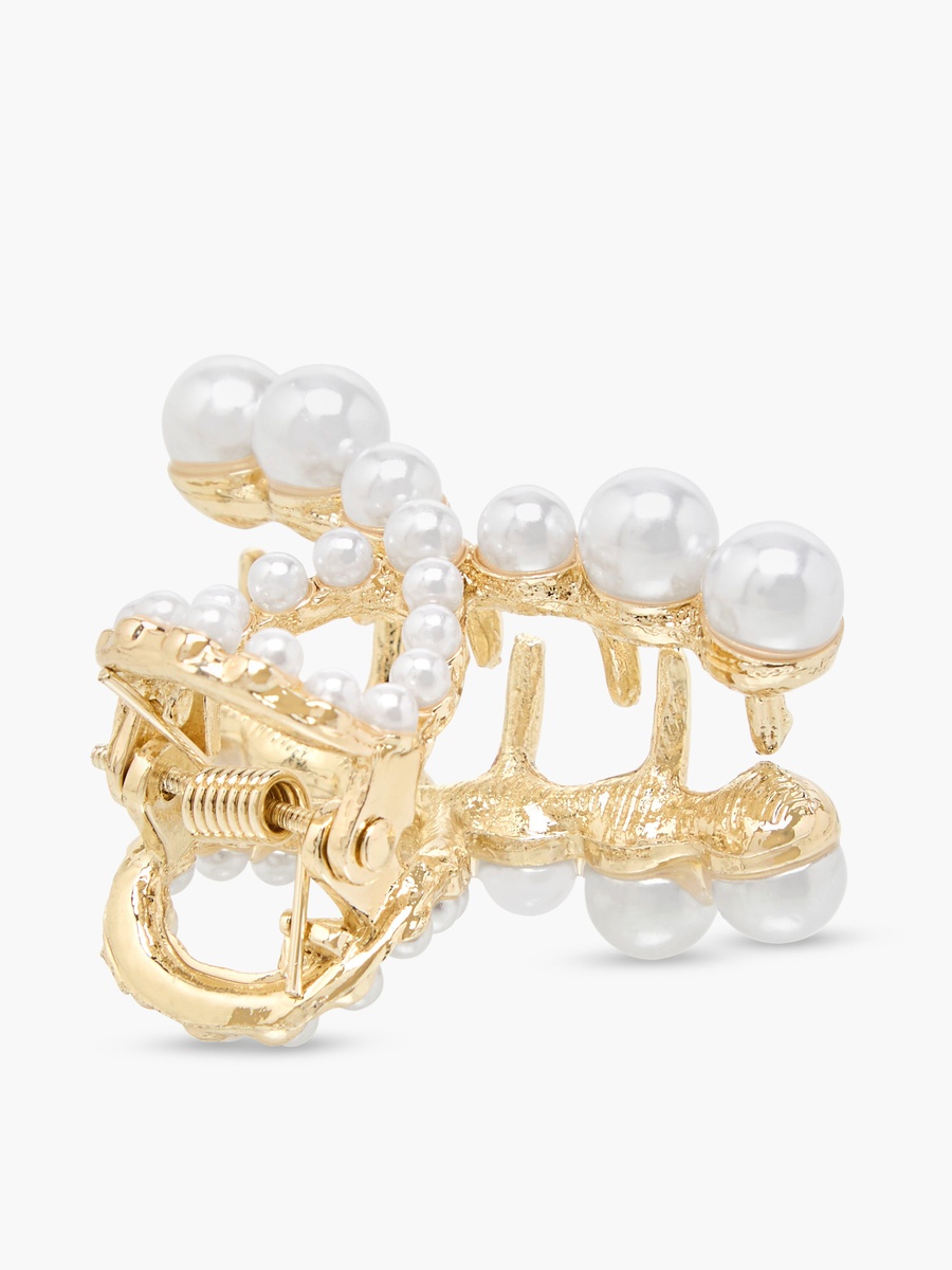 Metal Embellished Hair Clamp
